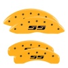 MGP 4 Caliper Covers Engraved F & R Silverado SS Yellow Finish Black Char 2002 Chevy Silverado 1500 thumbnail 8