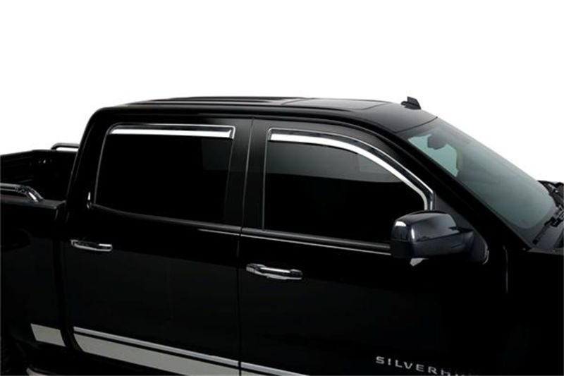 Putco 16-20 Nissan Titan Crew Cab (Set of 4) Element Chrome Window Visors thumbnail 3