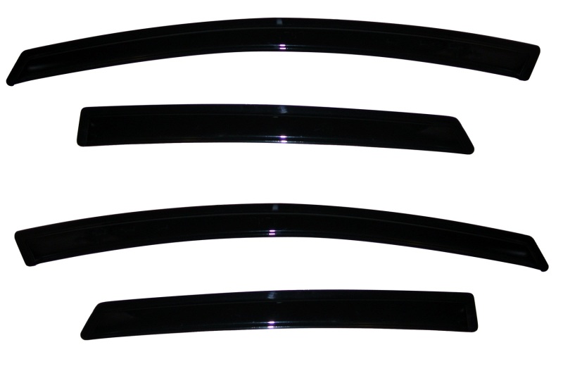 AVS 09-18 Ford Fiesta (Sedan & Hatch) Ventvisor Outside Mount Window Deflectors 4pc - Smoke thumbnail 2