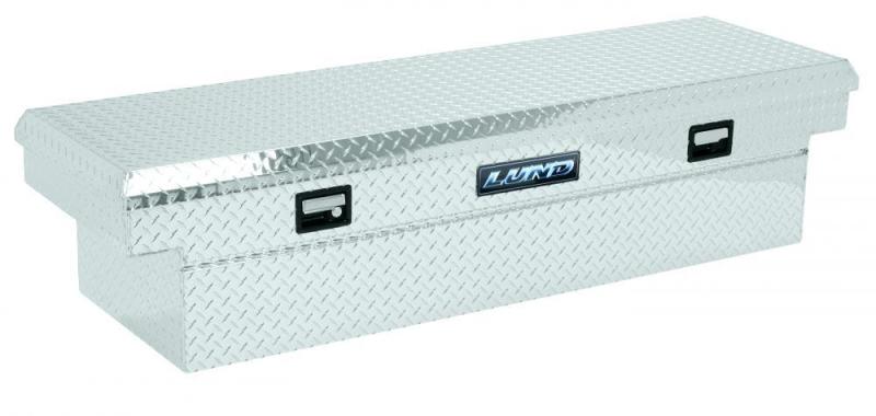 Lund 67-99 Chevy CK Ultima Single Lid Crossover Tool Box - Brite thumbnail 3