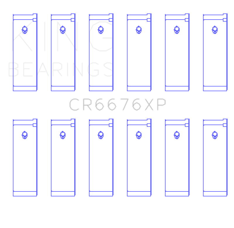 KING Performance Rod Bearings