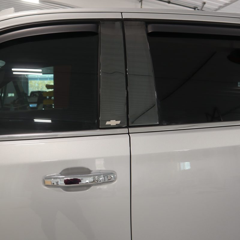 Putco 14-18 Chevy Silverado LD - Fits Double Cab/Crew Cab - 4pcs Black Platinum Pillar Posts thumbnail 2