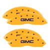MGP 4 Caliper Covers Engraved Front & Rear GMC Yellow Finish Black Char 2016 GMC Savana 3500 thumbnail 8
