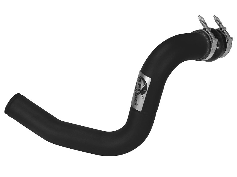 BladeRunner 3 IN Aluminum Hot Charge Pipe Black