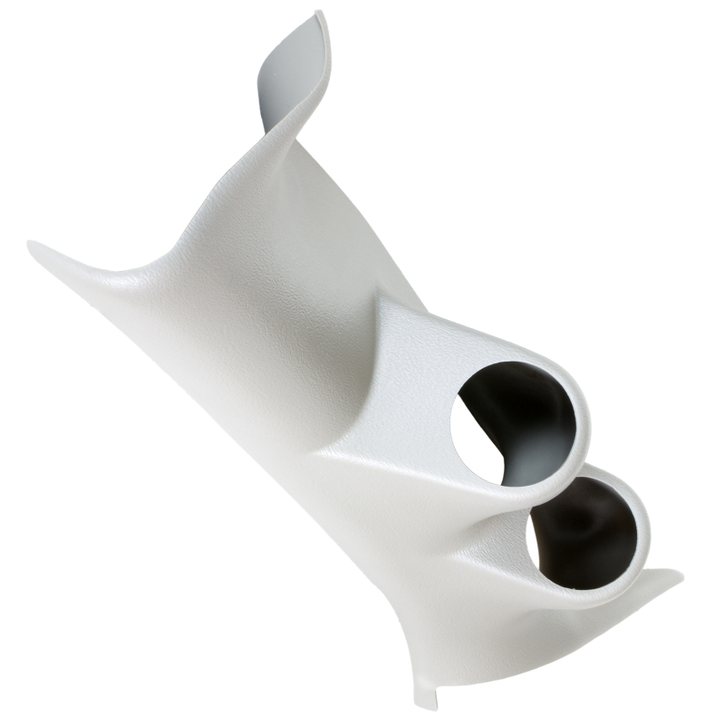 Autometer 2-1/16in Dual Pillar (Tan) for 06-08 Dodge Charger / Chrysler 300c thumbnail 5