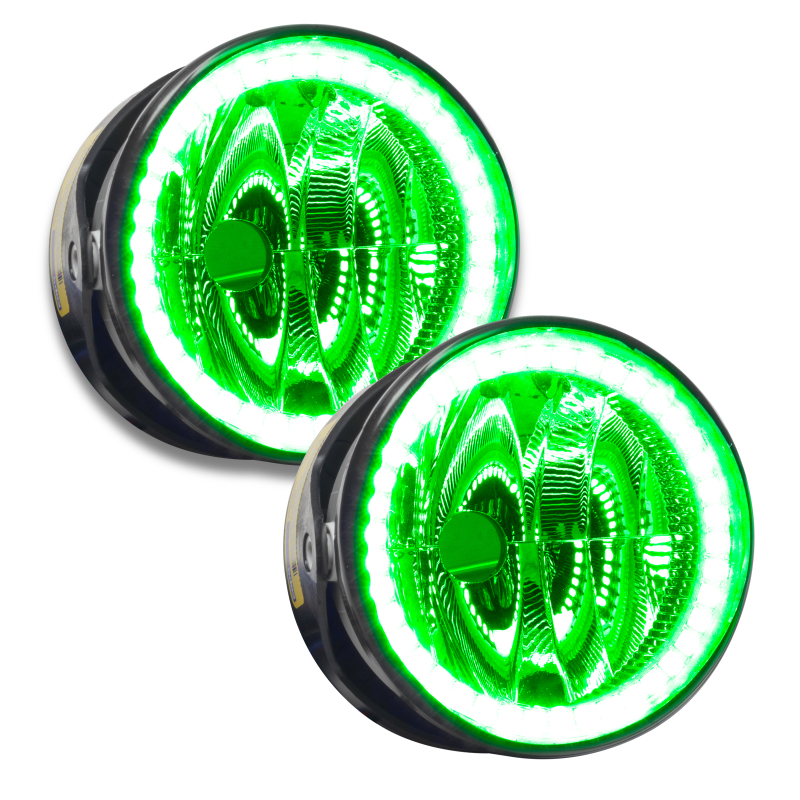 Oracle Lighting 03-04 Lincoln Navigator Pre-Assembled LED Halo Fog Lights -Green thumbnail 2