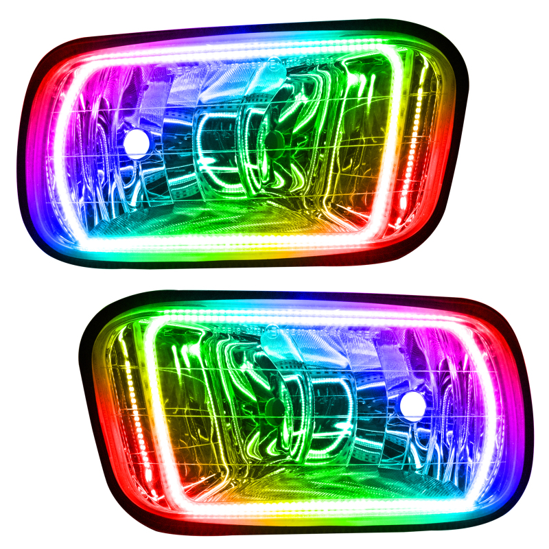 Oracle Dodge Ram 09-13 LED Fog Halo Kit - ColorSHIFT