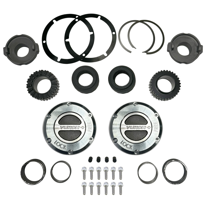 Yukon Gear 05-22 Ford F250/F350/F450/F550 Superduty 35-Spline Hardcore Locking Hub Set