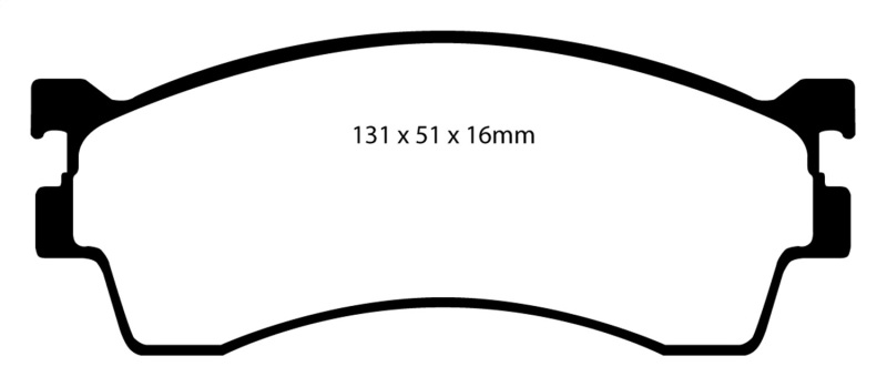 EBC Redstuff Ceramic Brake Pads DP31409C Pads, Redstuff, Ceramic, Front, Mazda, Protege, Protege5, Set