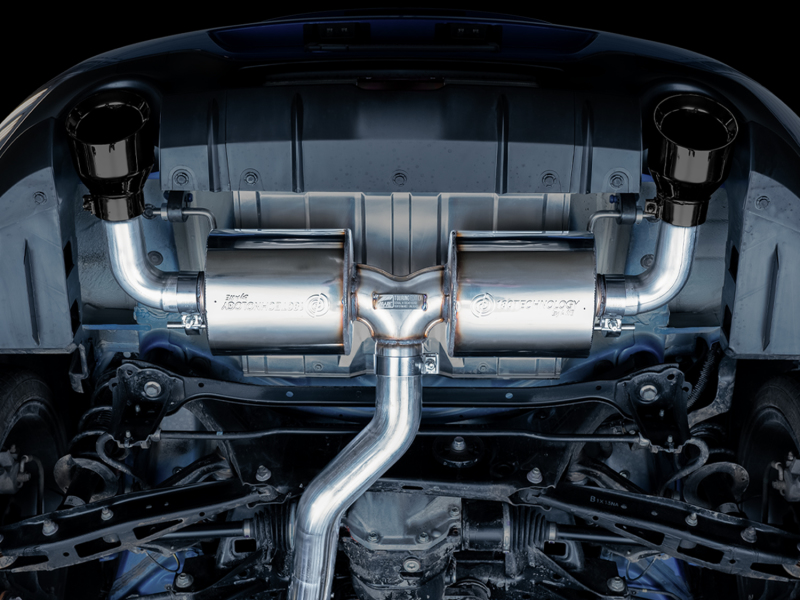AWE Tuning Subaru BRZ/ Toyota GR86/ Toyota 86 Touring Edition Cat-Back Exhaust- Diamond Black Tips thumbnail 8