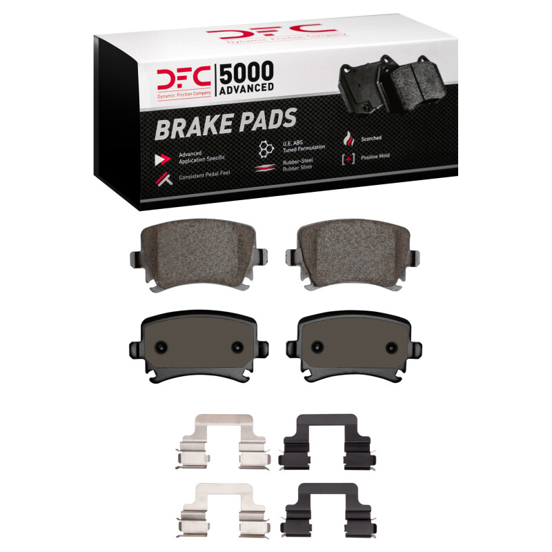 DFC 5000 Advanced Pads - Low-Metallic and Hardware Kit