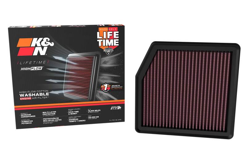 K&N Replacement Air Filter Nissan Murano L4-2.0L F/I 2025 thumbnail 4