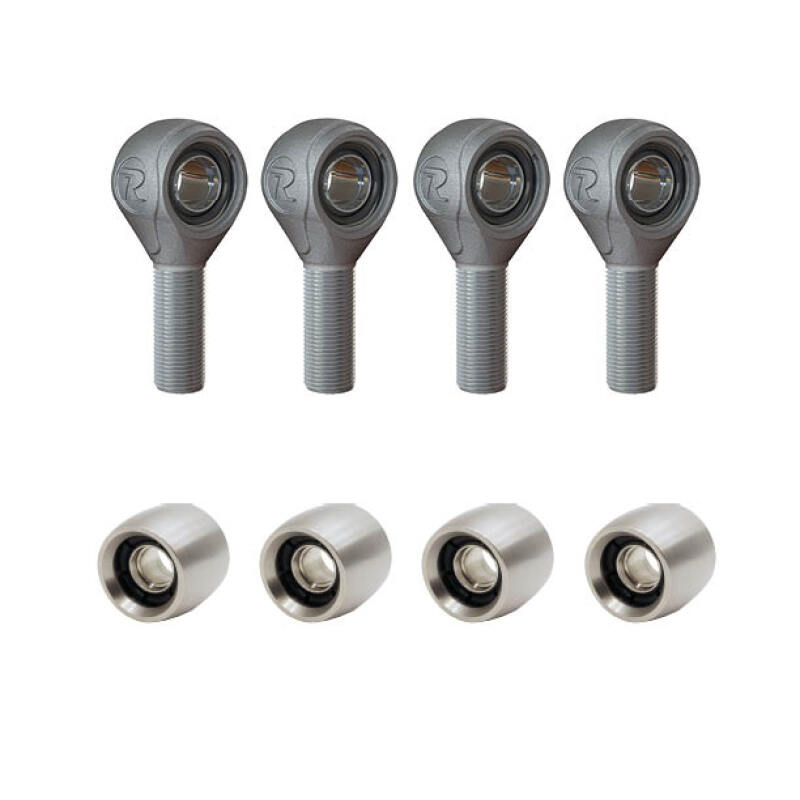 RideTech Suspension Kits, Air Spring Replacement Parts 11009518 System, R-Joint 8 Pack - Weld-On. Includes 4 RH Threaded R-Joints and 4 weld on R-Joints. thumbnail 2