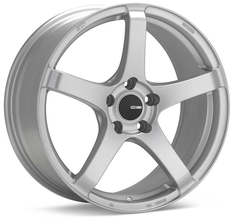 Enkei Kojin 18x8 40mm Offset 5x100 Bolt Pattern 72.6mm Bore Dia Matte Silver Wheel