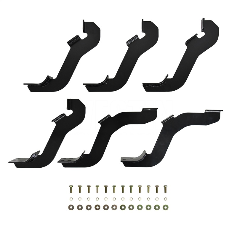 Westin 19-22 Ford Ranger SuperCrew/SuperCab Premier Oval Nerf Step Bar Mount Kit - Blk thumbnail 4
