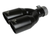 aFe MACH Force-Xp 409 Stainless Steel Clamp-on Exhaust Tip 2.5in Inlet 3.5in Outlet - Black thumbnail 9
