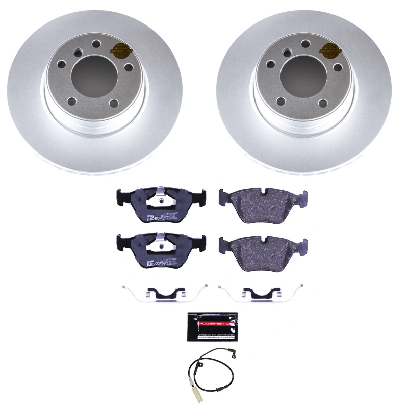 Power Stop 04-05 BMW 525i Front Euro-Stop Brake Kit thumbnail 2
