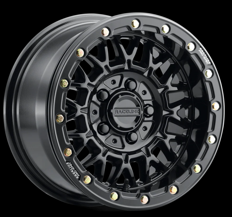 Raceline A15 Omega 15x7in / 5x114.3 BP / 25mm Offset / 68mm Bore - Gloss Black thumbnail 9