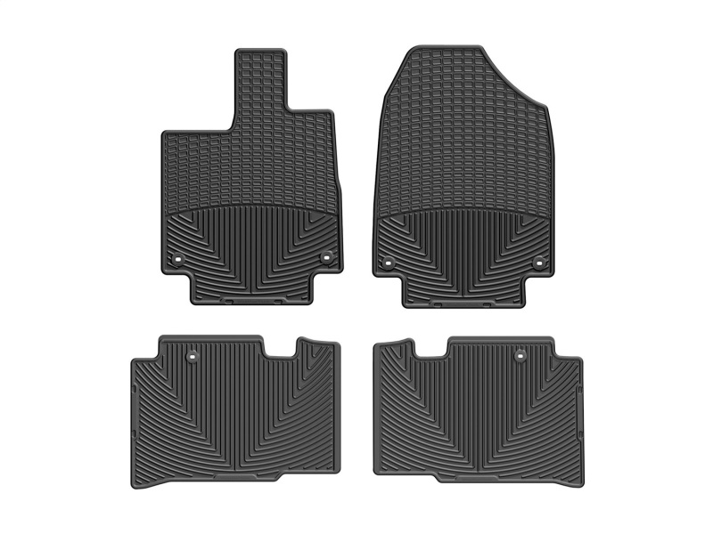 WT Rubber Mats - Front - Blk