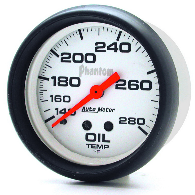 AutoMeter Gauge Oil Temp 2-5/8in. 140-280 Deg. F Mechanical Phantom thumbnail 4