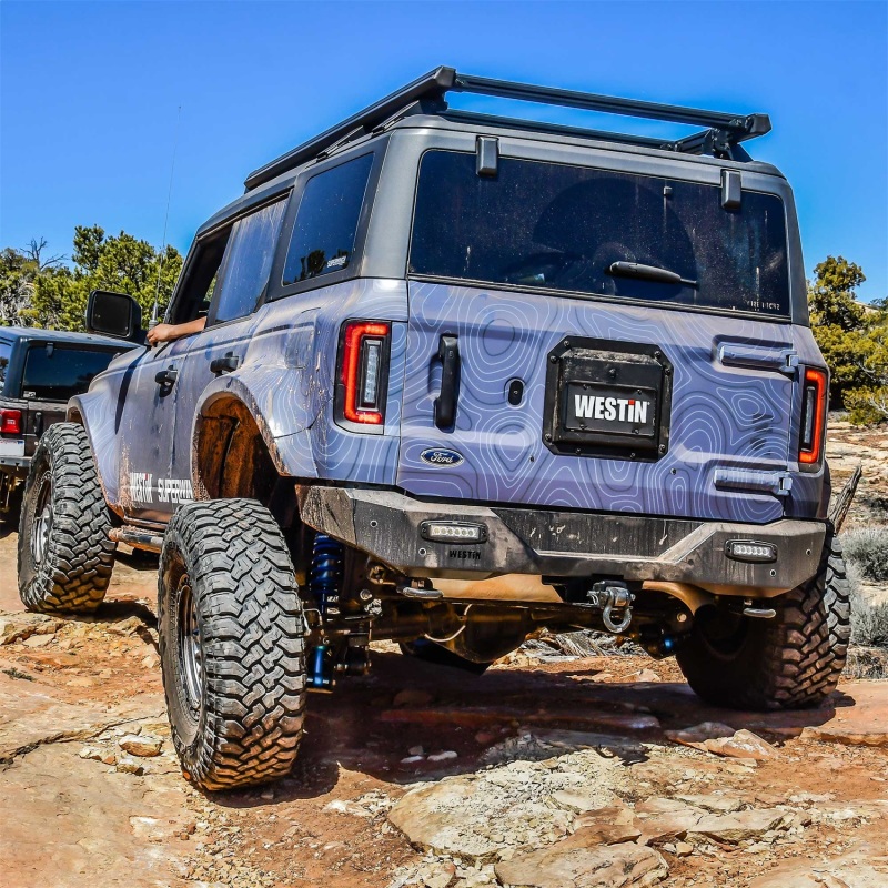 Westin 21-23 Ford Bronco (Excl. Bronco Sport) Pro-Series Rear Bumper - Textured Black thumbnail 6