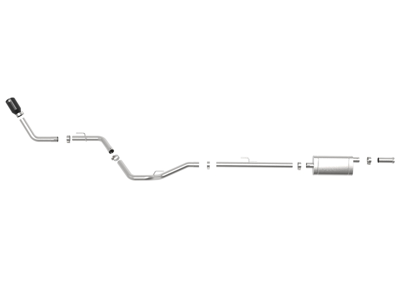 aFe Apollo GT Series 2.5in 409SS 20-21 Jeep Gladiator (JT) V6-3.6L - Black Tip thumbnail 9