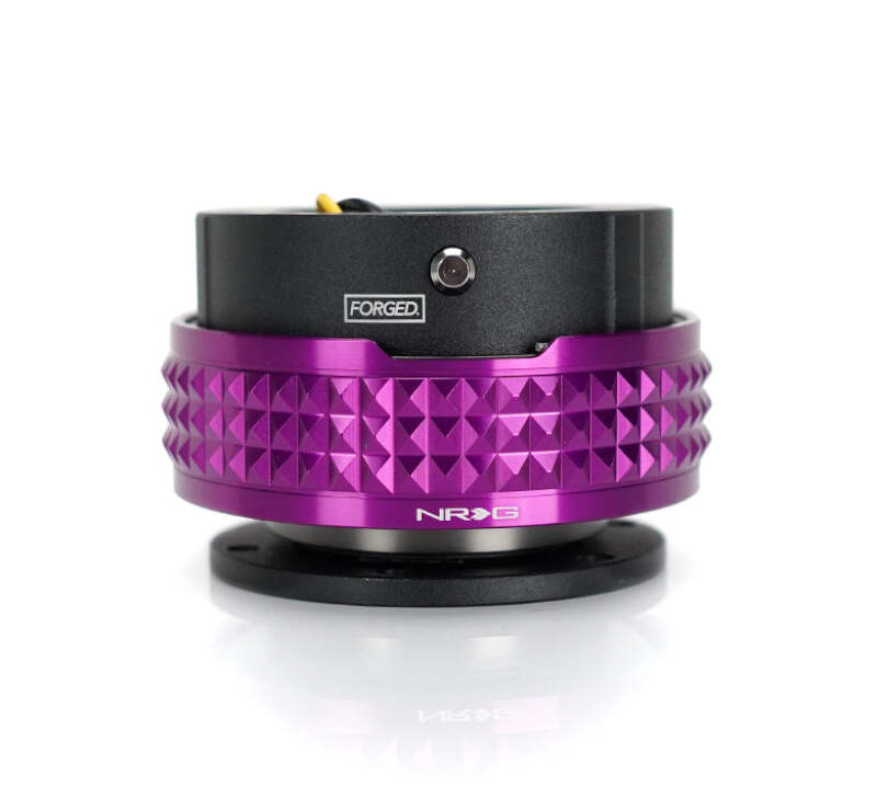 NRG Quick Release Kit - Pyramid Edition - Black Body / Purple Pyramid Ring thumbnail 4
