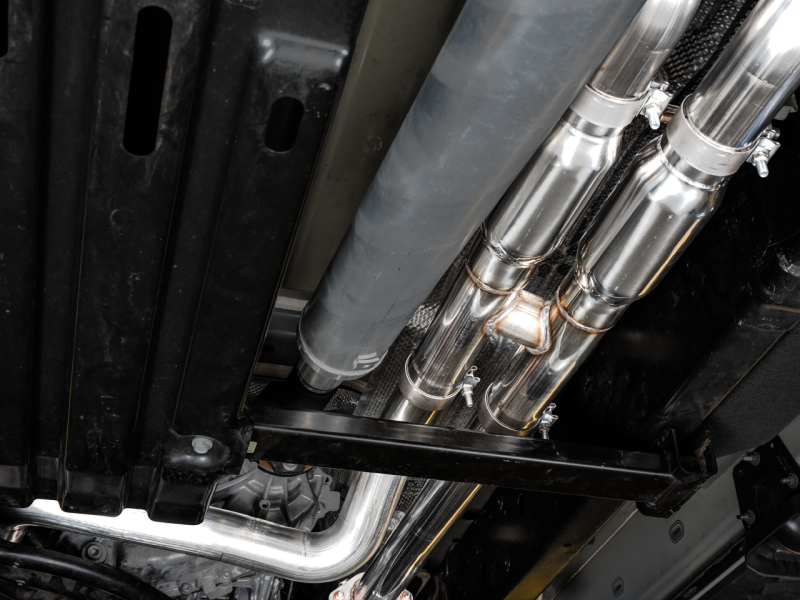 AWE Tuning 2021 RAM 1500 TRX 0FG Cat-Back Exhaust - Diamond Black Tips thumbnail 6