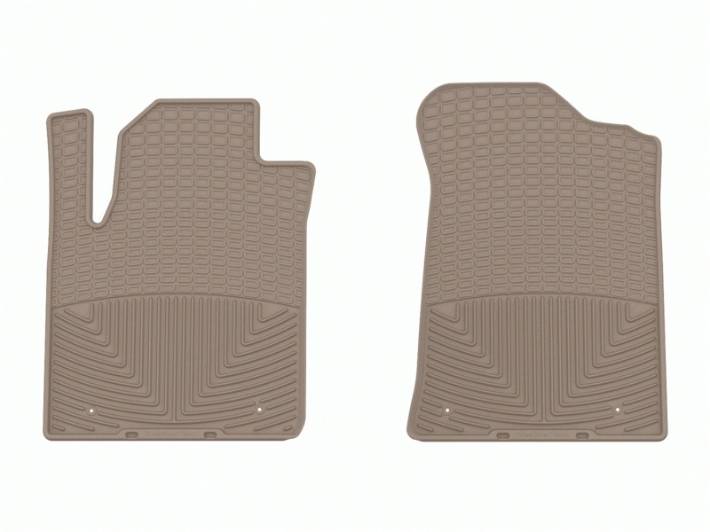 WT Rubber Mats - Front - Tan
