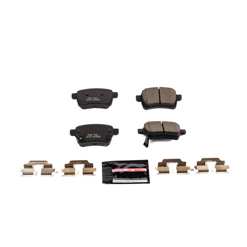 Power Stop 14-19 Fiat 500L Rear Z23 Evolution Sport Brake Pads w/Hardware thumbnail 2
