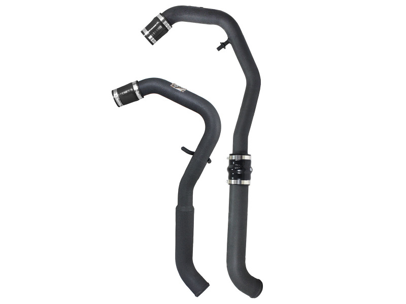 BladeRunner 3 IN Aluminum Hot Charge Pipe Black