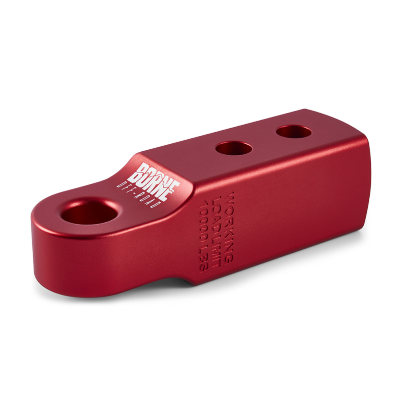 Borne Off-Road CNC Hitch Receiver Shackle 2in Red thumbnail 8