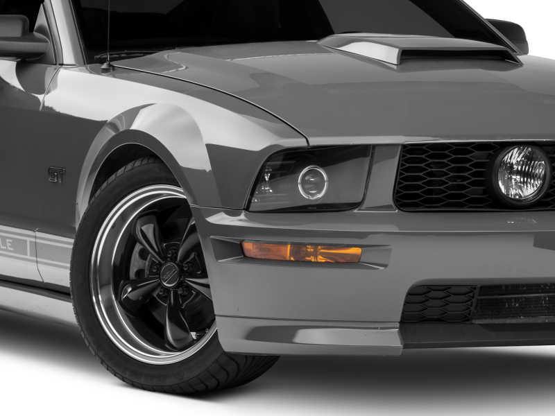 Raxiom 05-09 Ford Mustang Halogen 2010 Style LED Halo Headlights-Blk Hsng(Clear Lens/Excludes GT500) thumbnail 9