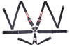 RaceQuip Black SFI CAMLOCK 6pt PU Lap HNR Seat Belt thumbnail 3