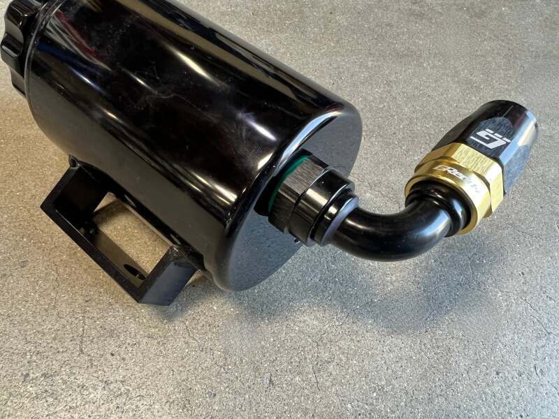 GReddy AN12 STRAIGHT ORB MALE BLACK/GOLD ANODIZED thumbnail 2