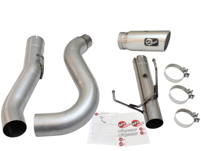 aFe MACH Force XP Exhaust Large Bore 5in DPF-Back SS 13-15 Dodge Trucks L6-6.7L (td) *Polish Tip thumbnail 6