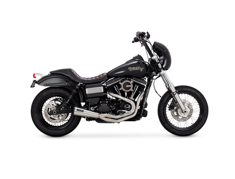 Vance & Hines HD Dyna 91-09 Upsweep SS 2-1 Full System Exhaust thumbnail 4