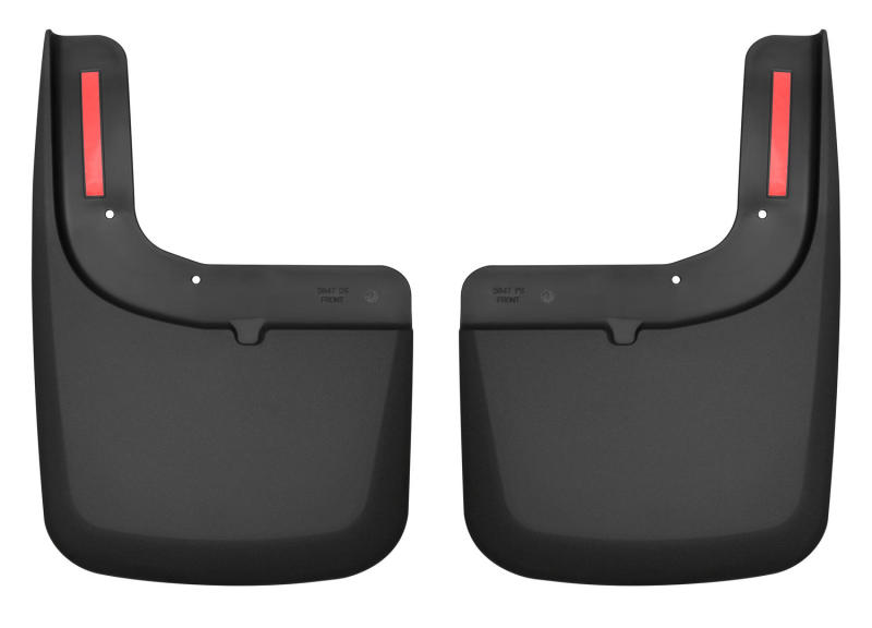 Husky Liners 2017 Ford F-250 / F-350 Super Duty Black Front Mud Guards (w/Flares) thumbnail 6