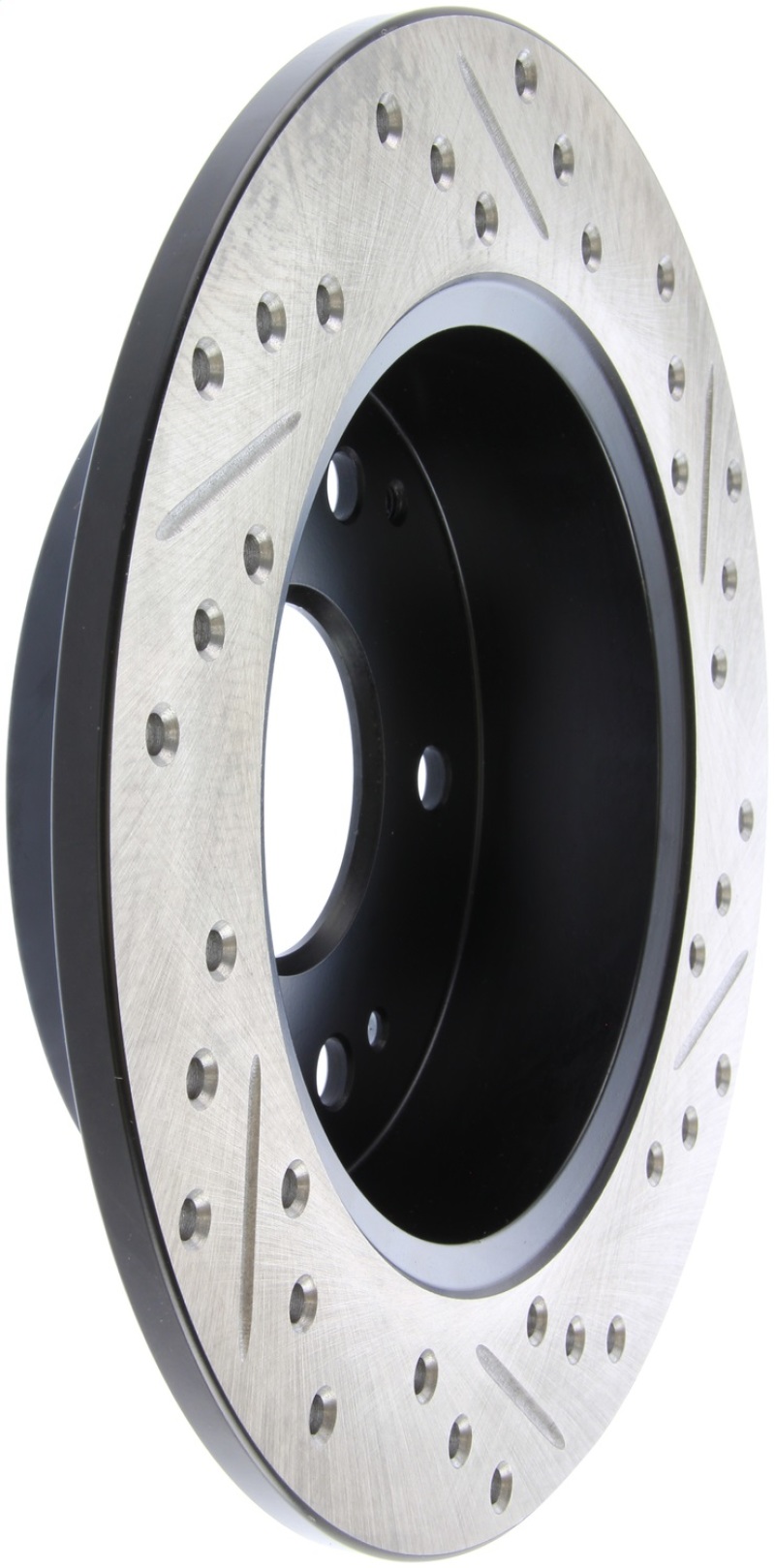 StopTech 02-06 Acura RSX Incl. Type S / 97-01 Integra Type R Slotted & Drilled Right Rear Rotor thumbnail 5