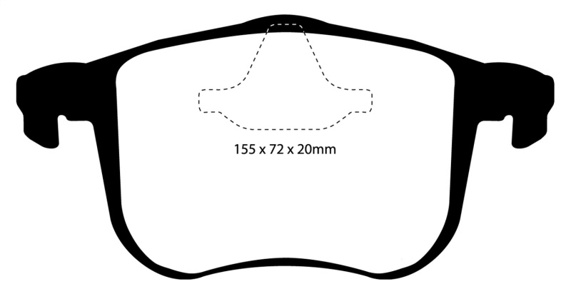 EBC S13 Brake Pad and Rotor Kit (1x ebcRK1187, 1x ebcDP41416R) thumbnail 5