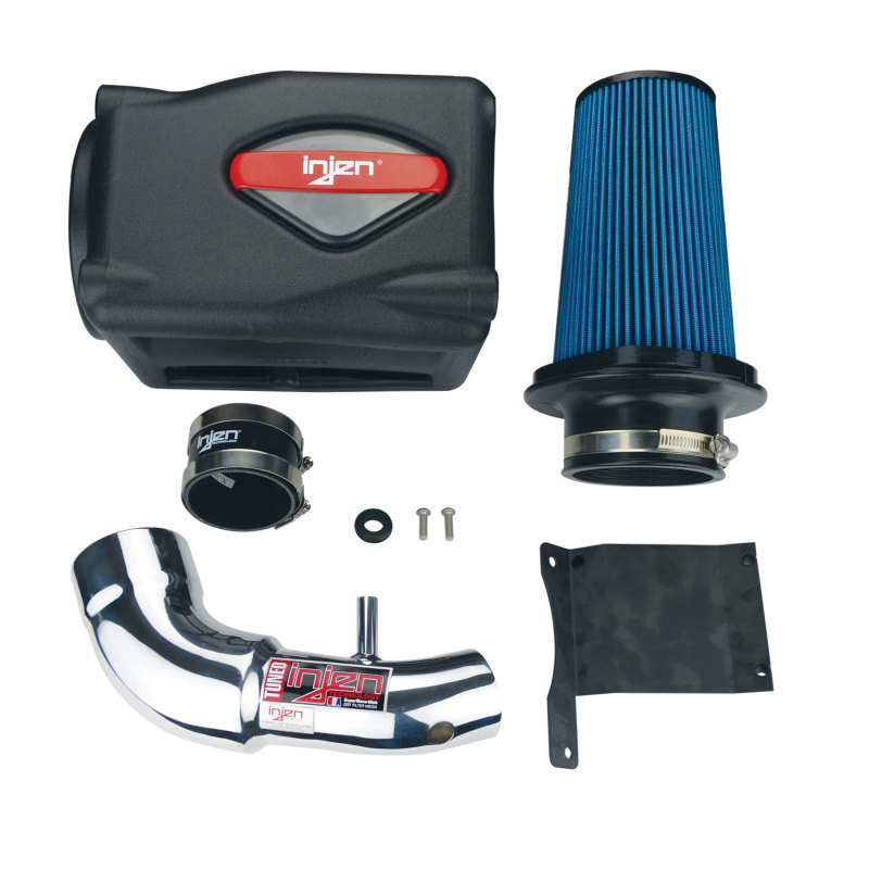 Injen 07-09 Wrangler 3.8L V6 w/ Box Polished Power-Flow Air Intake System thumbnail 8
