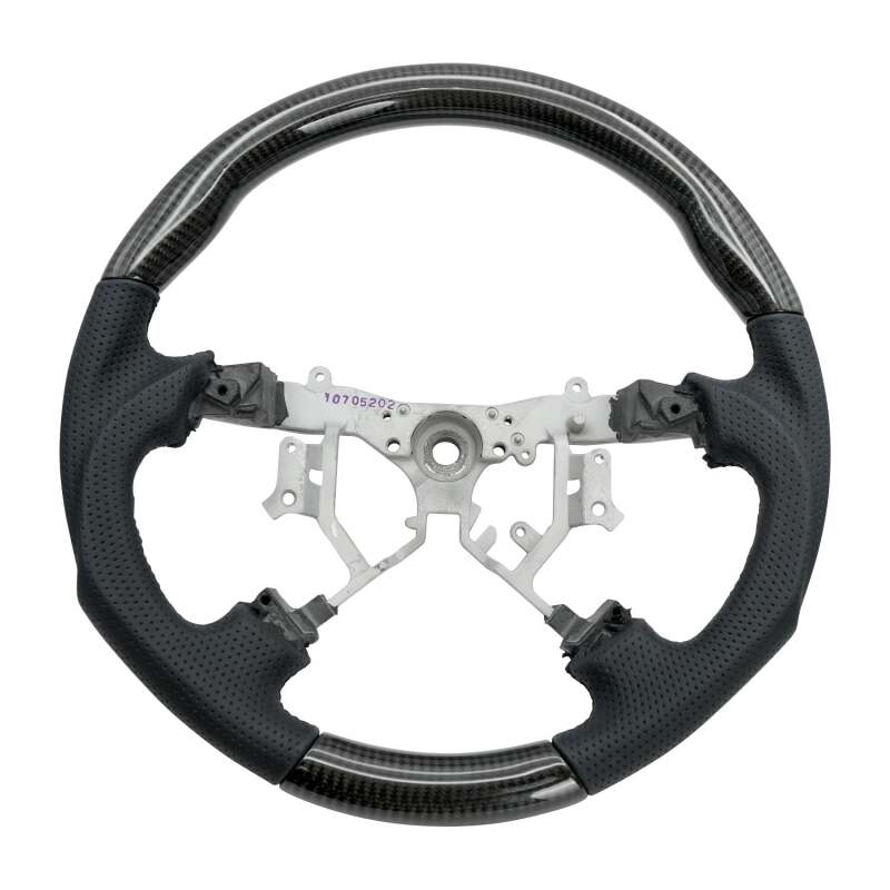 NRG 12-23 Toyota Tacoma OEM Plus Carbon Fiber Steering Wheel w/ Black Stitch & Red Center Mark thumbnail 5
