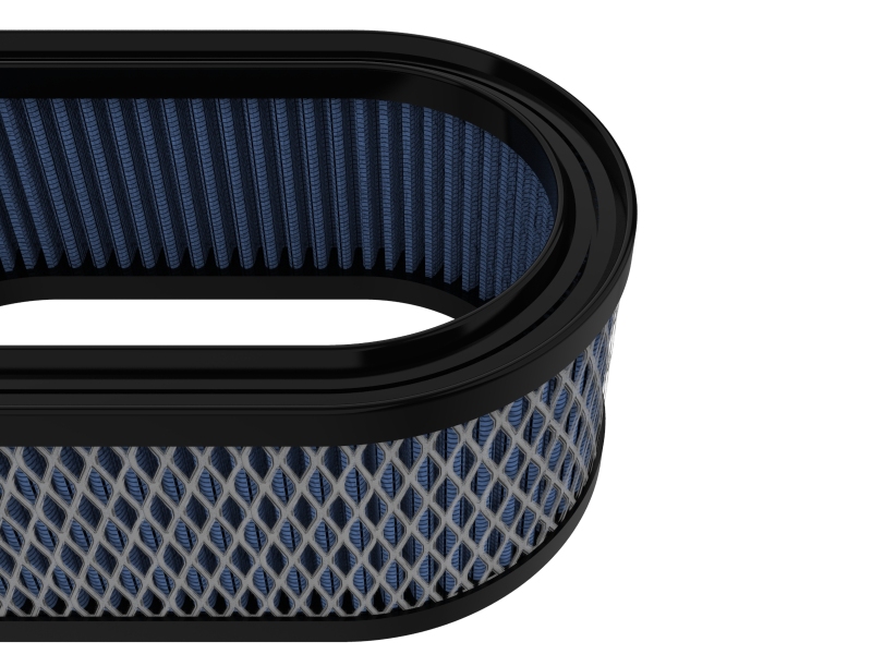 aFe Pro 5R Air Filter Elements 10-90013 Elements, 5R, Oiled, Cotton Gauze, Blue, Oval, 3.25 in. Height, Fits Weber IDA 48 Carburetors, Each thumbnail 6