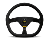 Momo MOD88 Steering Wheel 350 mm - Black Suede/Black Spokes thumbnail 2