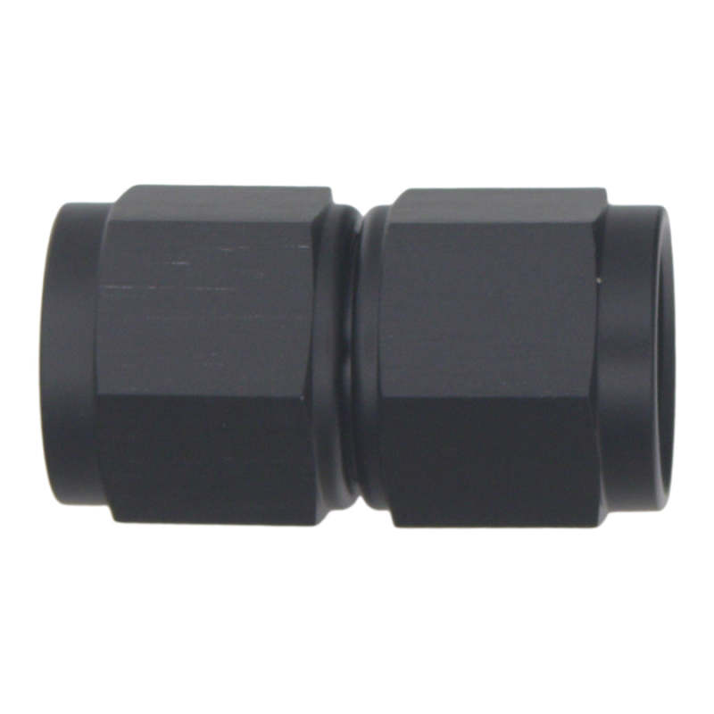 DeatschWerks 8AN Flare Female Swivel to 8AN Flare Female Swivel - Anodized Matte Black thumbnail 2