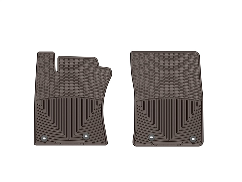 WT Rubber Mats - Front - Cocoa