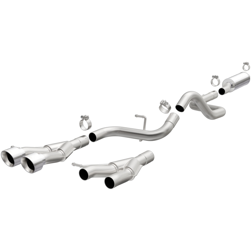 MagnaFlow Cat-Back 2013-2017 Hyundai Veloster L4 Turbo 2.25in SS Street Series 4in Polished Tips thumbnail 3