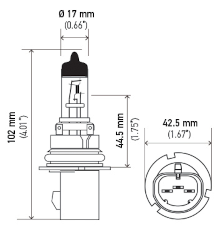 Hella Bulb 9007 12V 65/55W Px29T T4625 +50(2) thumbnail 8