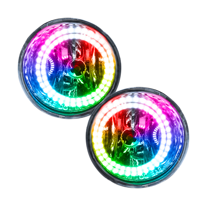 Oracle Nissan Titan 04-12 LED Fog Halo Kit - ColorSHIFT thumbnail 6
