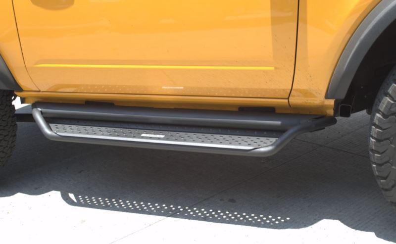 Go Rhino 2021+ Ford Bronco Dominator Extreme D1 Side Steps w/Brackets - Textured Black (1x gorD64129TK, 1x gorD10057T) thumbnail 5